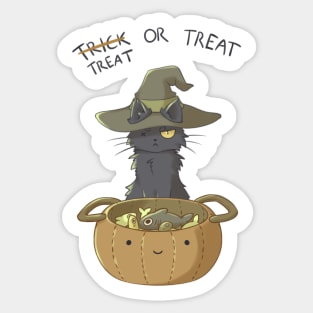 Treat or Treat Sticker